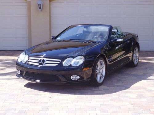 2007 mercedes-benz sl600 base convertible 2-door 5.5l