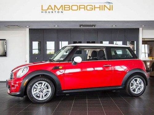 2012 mini cooper hardtop fog lights sport seats 15 wheels white bonnet stripes