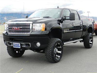 Crew cab denali duramax diesel 4x4 navigation roof custom new lift wheels tires