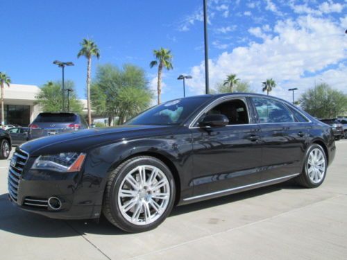 2012 quattro awd black v8 leather navigation sunroof miles:26k sedan one owner