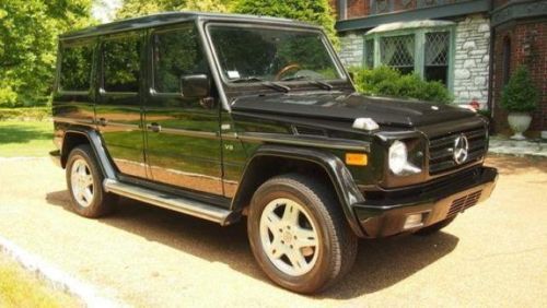 2002 mercedes-benz g500 base sport utility 4-door 5.0l