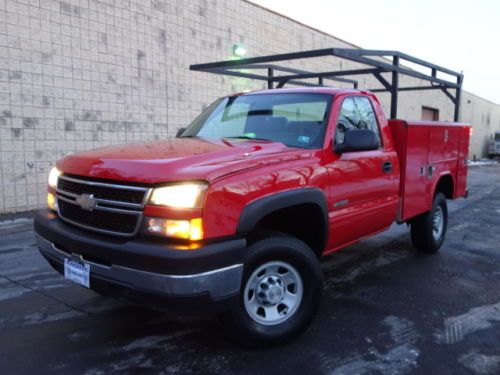 Chevrolet silverado 3500 4wd reading utility box free autocheck no reserve