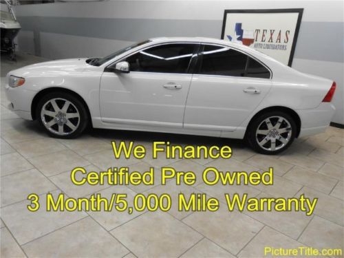 08 s80 leather heated cooled seats sunroof warranty we finance texas