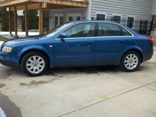 2002 audi a4 quattro 3.0 v6 six 6 speed manual. no reserve