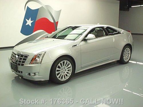 2013 cadillac cts 3.6l performance coupe htd leather 2k texas direct auto