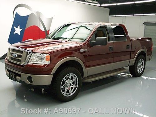 2006 ford f-150 king ranch crew leather tonneau 73k mi texas direct auto