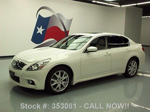 2011 infiniti g37x sport awd sunroof nav rear cam 42k texas direct auto