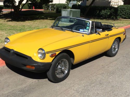 1979 mg mgb mk iv convertible 2-door 1.8l