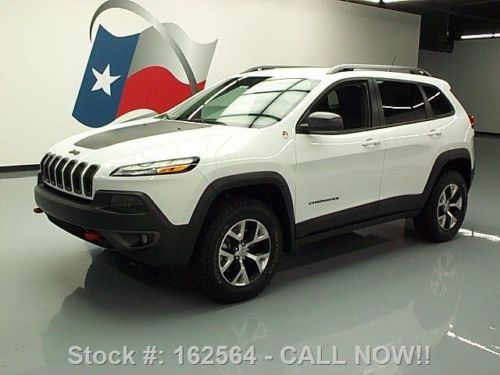 2014 jeep cherokee trailhawk 4x4 nav htd leather 19k mi texas direct auto