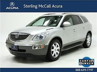 2008 buick enclave cxl dual roof leather third row rear dvd ent bose 6cd xenon!!