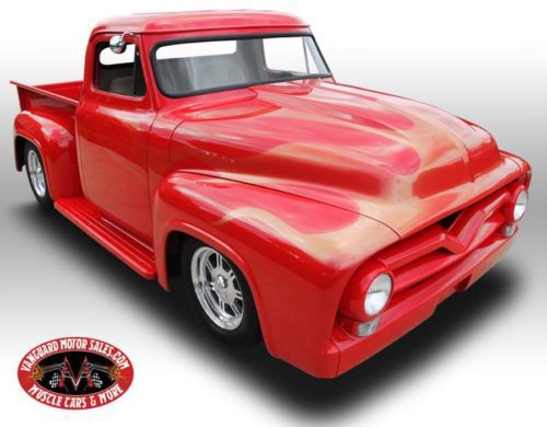 55 ford f-100 resto-mod a/c ps 4 wheel disc custom wow