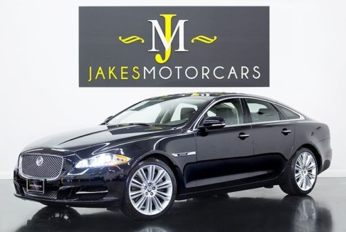 2012 jaguar xj supercharged, 17k miles, black/blk, 1-owner, loaded! pristine car