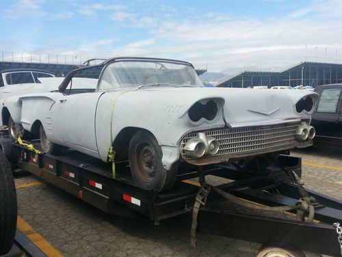 1958 chevrolet impala convertible project metal work done 348 tri power motor