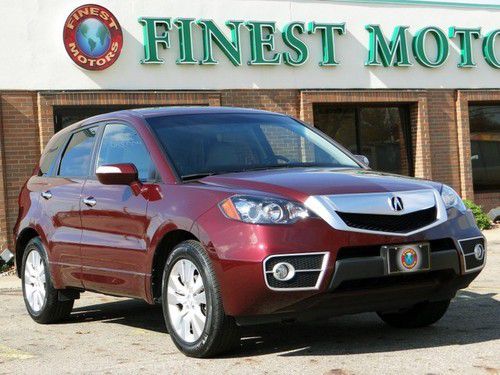 2011 (11) acura rdx turbo awd 14k miles 18 alloy leather xenon sunroof