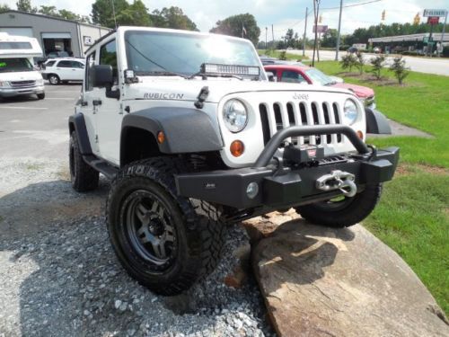 2008 jeep wrangler rubicon unlimited lift kit warn winch sharp!!!