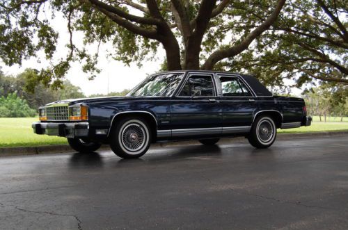 1984 ford ltd crown victoria brogham 39k miles original survivor documented 5.0l