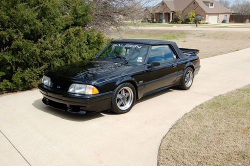 Rare 1990 black convertible  saleen mustang 90-224