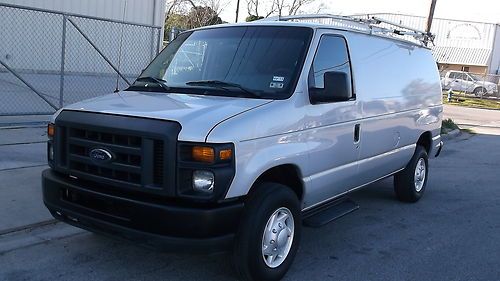 2008 ford e350 sd diesel cargo/service van auto runs great