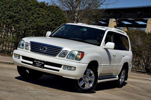 2006 lexus lx470 navigation sunroof heated seats bluetooth 3rd seats 1 owner