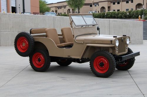 1946 willys cj2a rare column shift