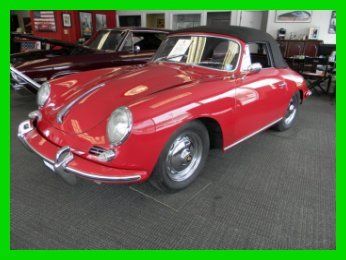 63 porsche 356b 1600 s reutter cabriolet