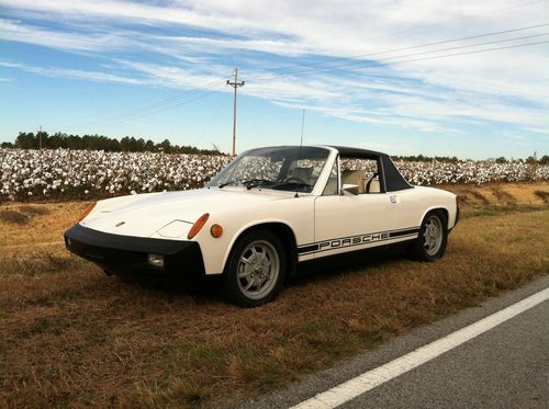 1975 porsche 914 - 2.0l with factory air - no rust and rare white interior