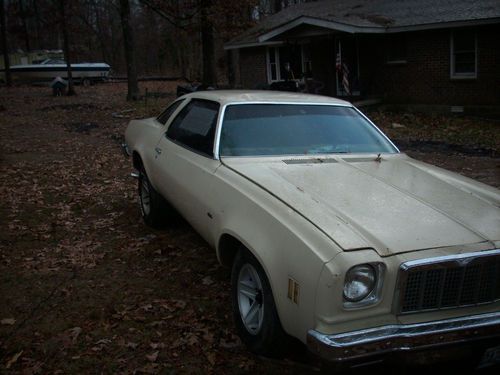 1975 chevy chevelle malibu 2dr opra window rare car