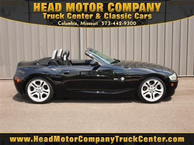 20054 bmw z4 roadster 3.0i low miles convertible automatic 3.0l l6 fi black