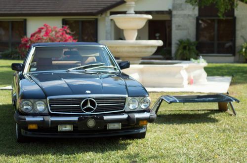 1988 560sl two tops dark blue