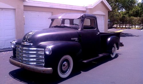 1950 chevrolet (chevy) 1300 5 window pick up 'old school hot rod'