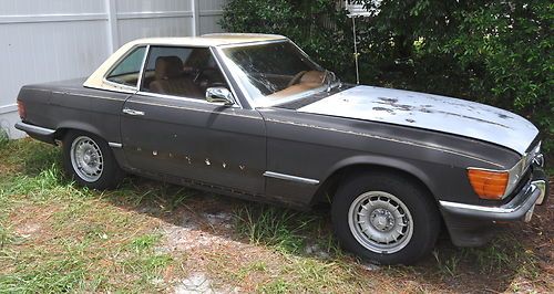 1973 mercedes-benz model 107 or 450sl for restoration aka "project car"