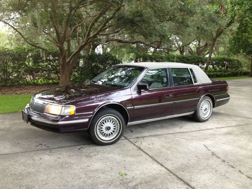 1993 lincoln continental signature sedan 4-door 3.8l, rebuilt engine!