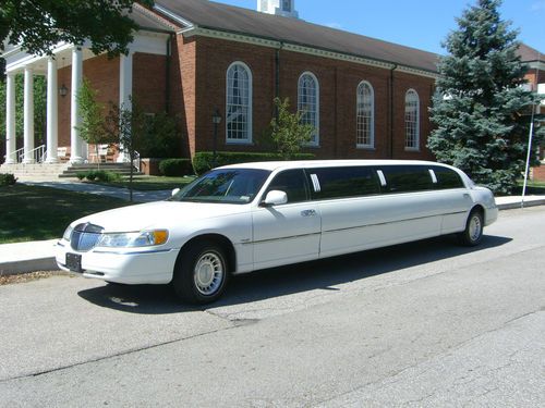 1998 lincoln town car limousine - stretch limo 120" da bryan