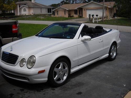 2000  mercedes benz 430 clk convertible, prem.