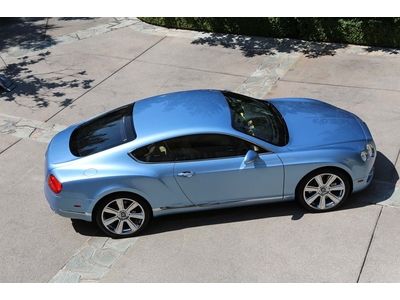 2012 bentley continental gt -  silverlake blue - one owner, perfect car