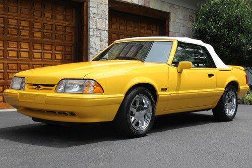 1993 ford mustang feature car lx convertible limited edition auto 469 miles!!!