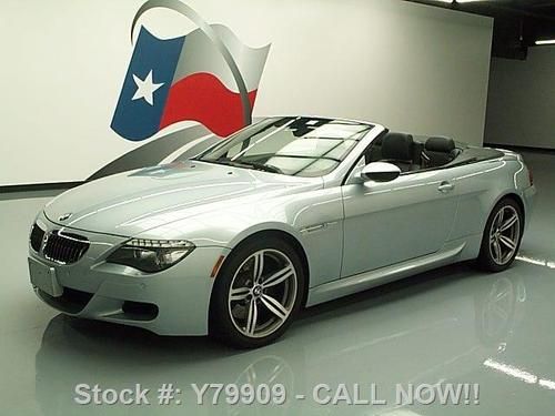 2008 bmw m6 convertible v10 carbon fiber nav hud 37k mi texas direct auto