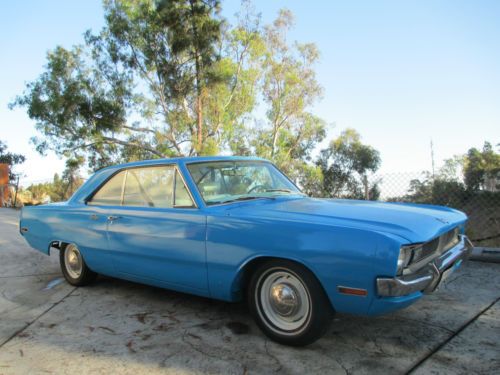 1970 dodge dart swinger 2 door auto original california hardtop no rust