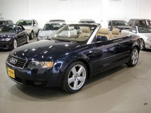 2006.5  a4 s-line cabriolet carfax certified excellent condition florida beauty