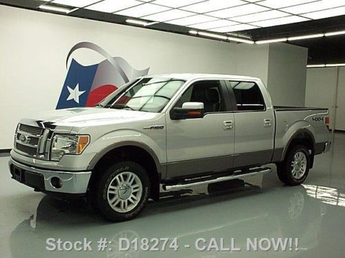 2010 ford f-150 lariat crew 4x4 rear cam vent seats 52k texas direct auto