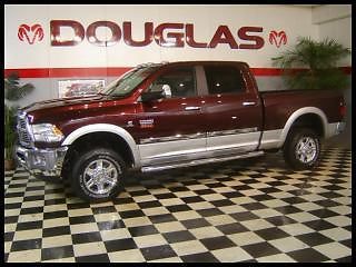 2012 ram 2500 laramie 4dr crew cab diesel/leather/sunroof/navigation