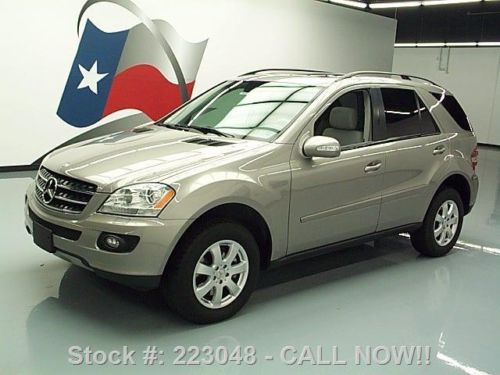 2007 mercedes-benz ml350 awd sunroof nav rear cam 54k texas direct auto