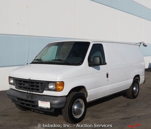 2006 ford e250 econoline utility cargo van 5.4l v8 a/t power win/locks a/c