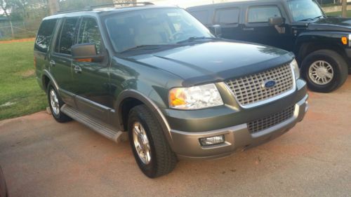 Green 2004 ford expedition eddie bauer sport utility 4-door 4.6l