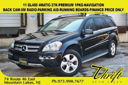 2011 mercedes gl450-38k-premium 1pkg-navi-back cam-xm radio-parking aid