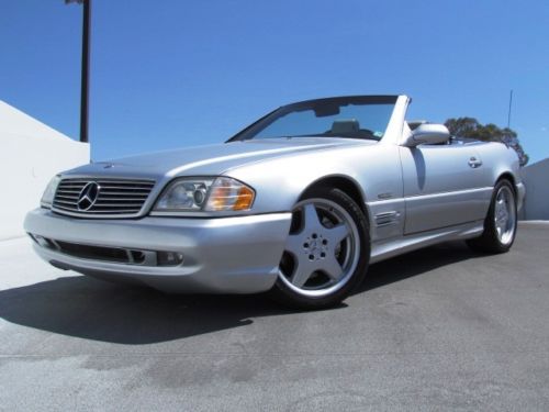 2002 mercedes benz sl 500 silver arrow