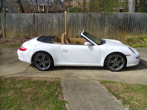 2005 porsche carerra 911 997 convertible tiptronic white