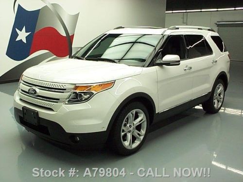 2012 ford explorer ltd ecoboost sunroof nav 20&#039;s 20k mi texas direct auto