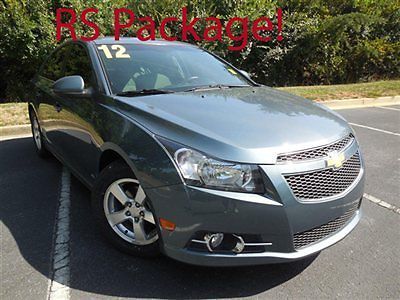 Chevrolet cruze 4dr sedan lt w/1lt low miles automatic gasoline 1.4l 4 cyl blue