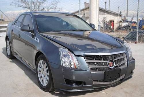 2010 cadillac cts sedan salvage repairable good airbags only 39k miles runs!!!